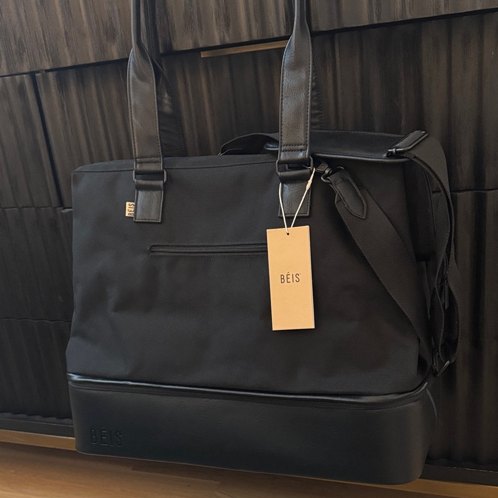BÉIS The Convertible Weekender Black